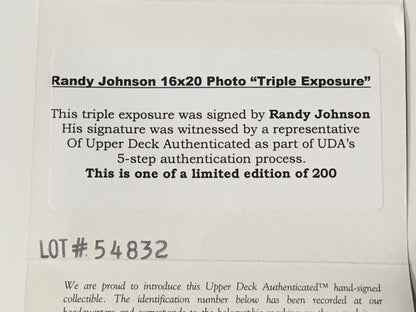 Randy Johnson Diamondbacks signed 16x20 framed photo autograph HOF UDA COA /200