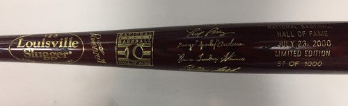 2000 Hall Of Fame Commemorative LS Engraved Auto HOF Bat Carlton Fisk Le/1000 Mt