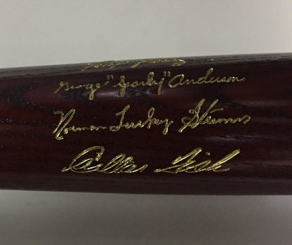 2000 Hall Of Fame Commemorative LS Engraved Auto HOF Bat Carlton Fisk Le/1000 Mt