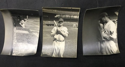 1941 Ny Giants Scorecard Polo Grounds Photo Signed Gabby Hartnett Carl Hubbell