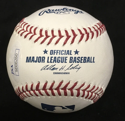 Clint Frazier Yankees signed MLB baseball ins 1st rd pick rookie auto JSA COA