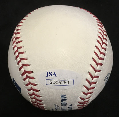 Clint Frazier Yankees signed MLB baseball ins 1st rd pick rookie auto JSA COA