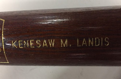 1944 Hall Of Fame Commemorative LS Engraved HOF Bat Kenesaw M. Landis Le/ 500 Mt