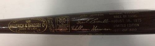 1975 Hall Of Fame Commemorative LS Engraved Auto HOF Bat Ralph Kiner Le/ 500 Mt