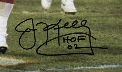 Jim Kelly Bills signed 16x20 photo framed autograph INS HOF 02 Fanatics holo COA