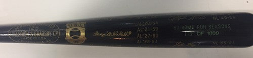 50 Home Run HR Seasons LS Gold Auto HOF Bat LE/1000 mickey mantle Hall Of Fame