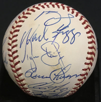 1999 Devils Rays team signed mlb baseball 24 auto Wade Boggs 3000 hit CBM COA