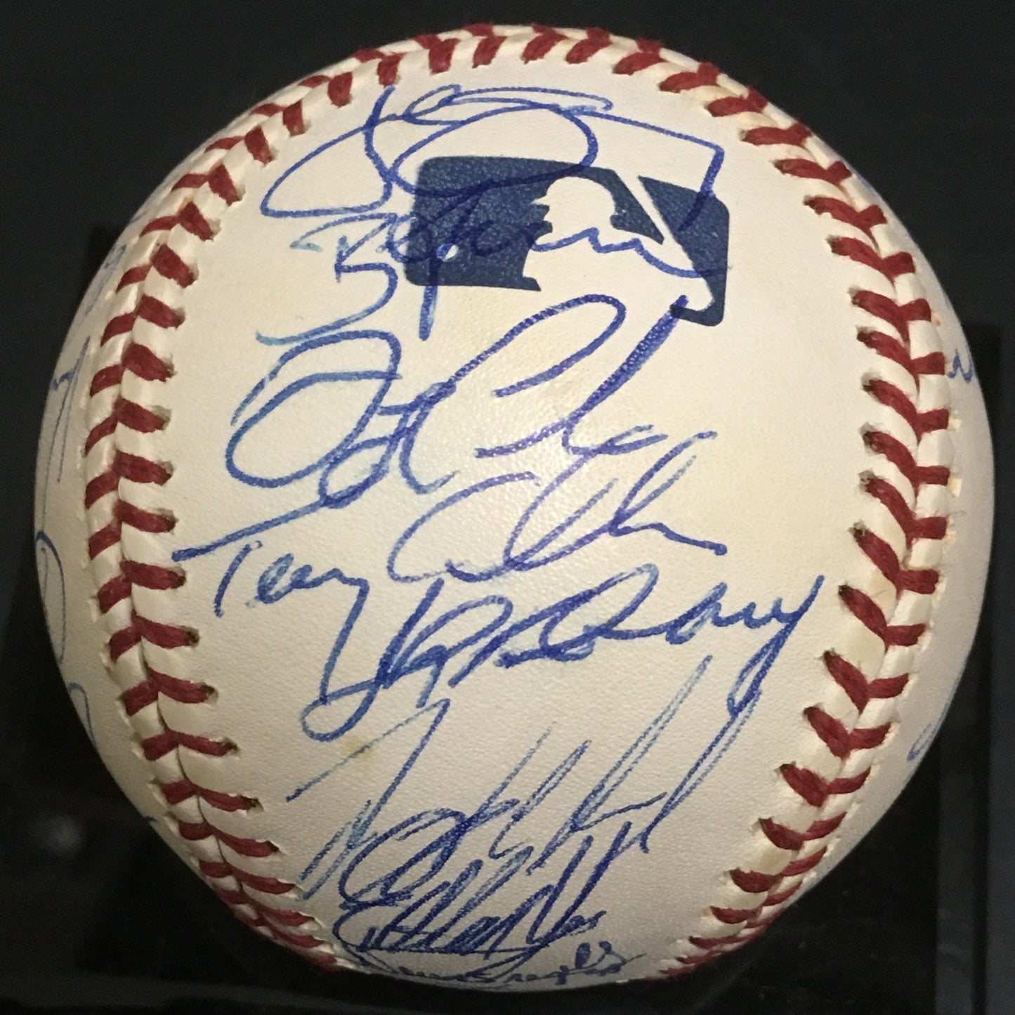 1999 Devils Rays team signed mlb baseball 24 auto Wade Boggs 3000 hit CBM COA