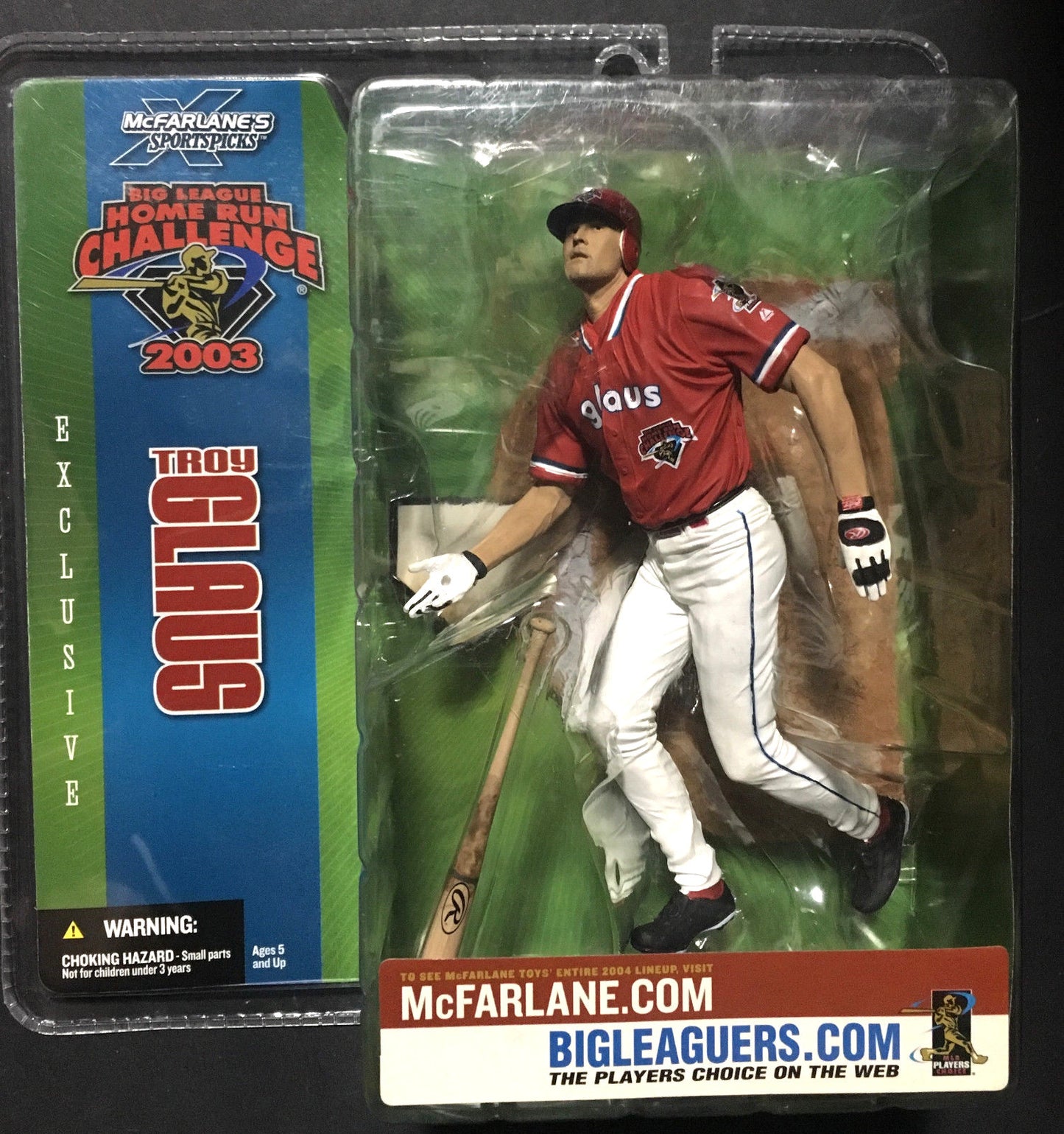 Troy Glaus & Derrek Lee Big League Home Run Challenge series 15 Mcfarlane 2 lot