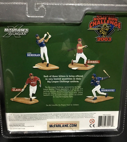 Troy Glaus & Derrek Lee Big League Home Run Challenge series 15 Mcfarlane 2 lot
