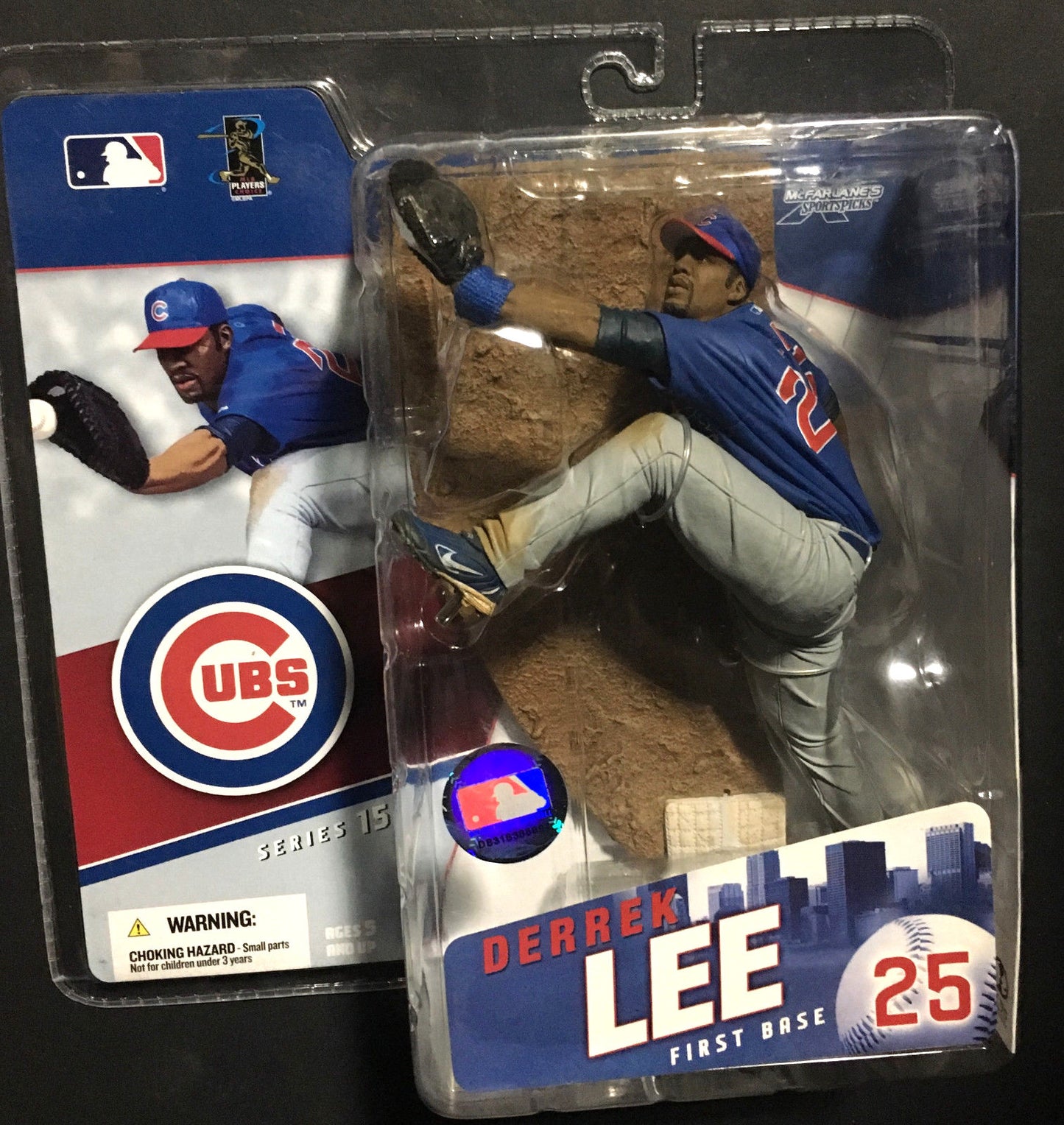 Troy Glaus & Derrek Lee Big League Home Run Challenge series 15 Mcfarlane 2 lot