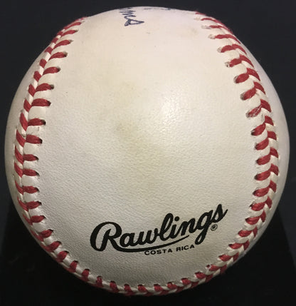 Earl Weaver Dick Williams 1973 ALCS managers signed nl baseball 2 auto HOF COA