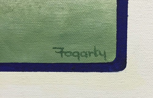 Alan Trammell canvas Signed Terrance Fogarty Artist Original painting Tigers 1/1