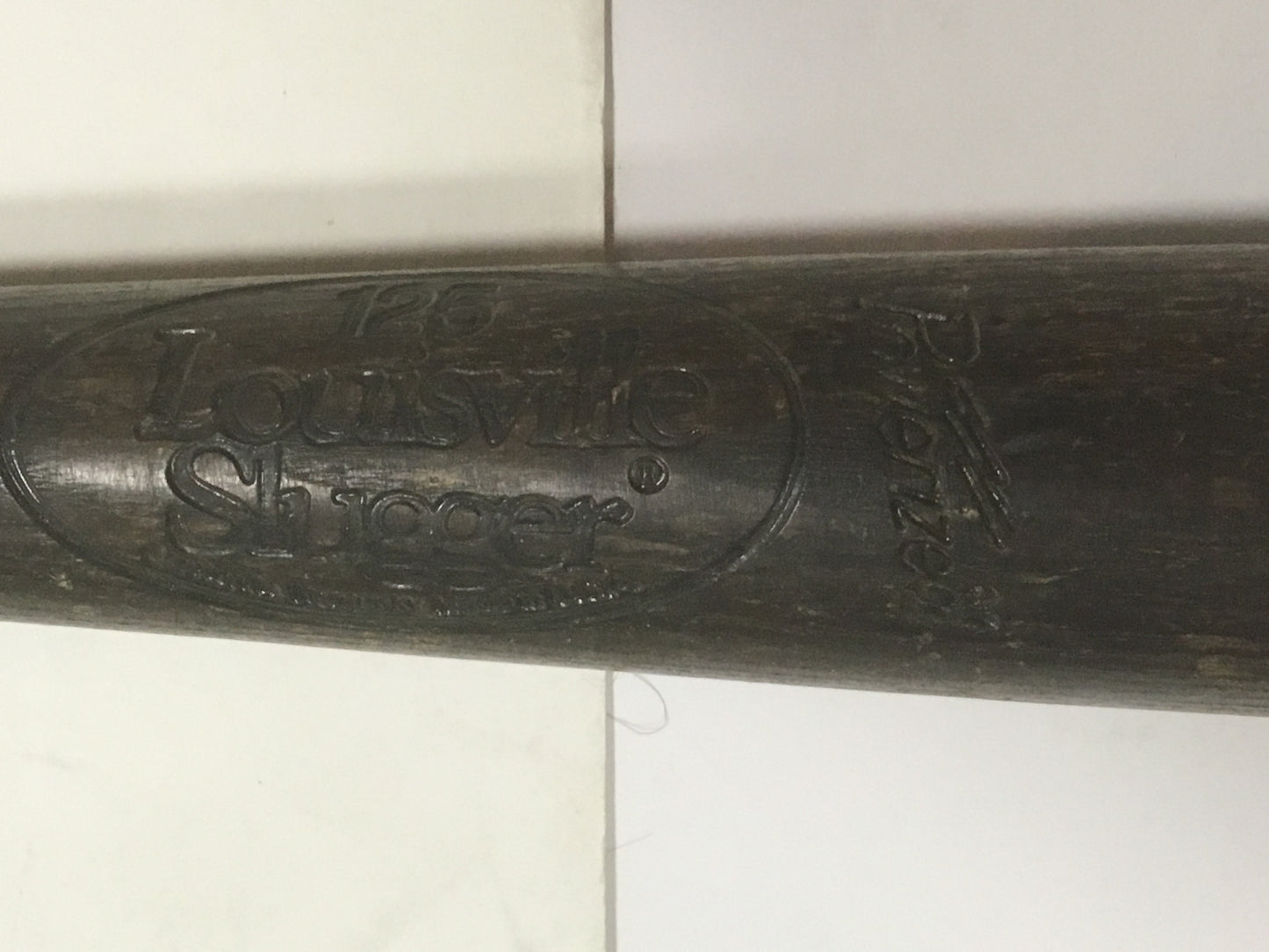 Al Pedrique Mets Pirates game used 34" LS S2 baseball bat CBM COA