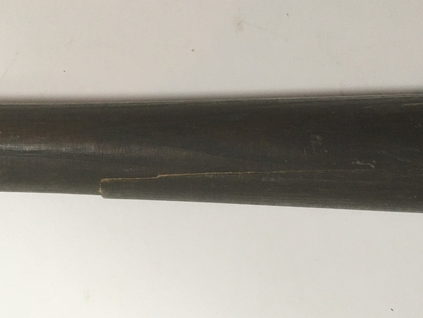 Al Pedrique Mets Pirates game used 34" LS S2 baseball bat CBM COA