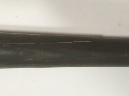 Al Pedrique Mets Pirates game used 34" LS S2 baseball bat CBM COA