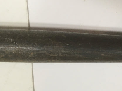 Al Pedrique Mets Pirates game used 34" LS S2 baseball bat CBM COA