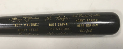 1973 NY Mets NL Champs team engraved auto Louisville bat Willie Mays Tom Seaver