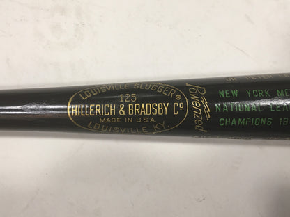 1973 NY Mets NL Champs team engraved auto Louisville bat Willie Mays Tom Seaver