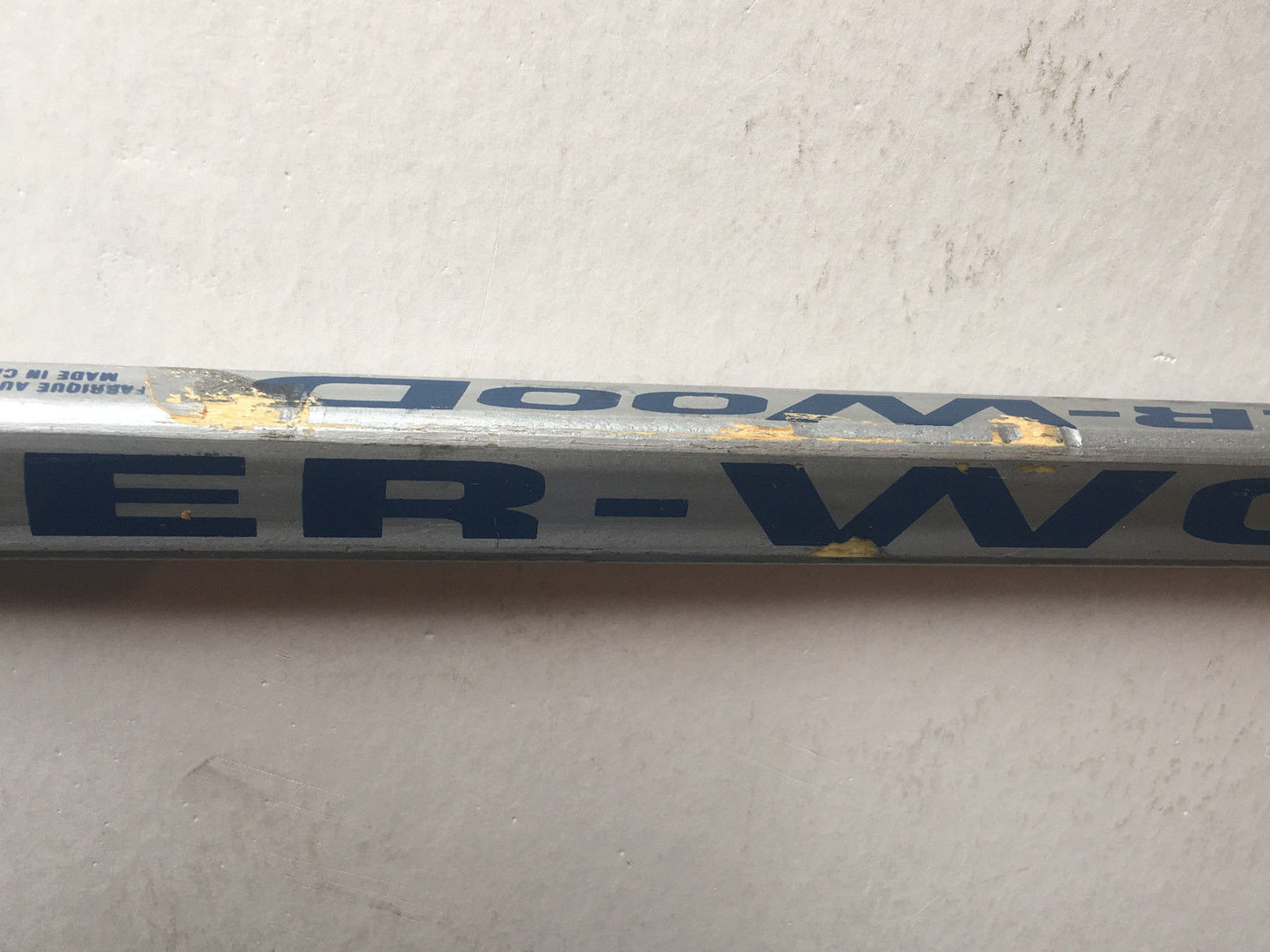 Rick DiPietro Islanders signed game used Sher-Wood hockey Goalie stick Auto COA