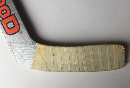 Rick DiPietro Islanders signed game used Sher-Wood hockey Goalie stick Auto COA