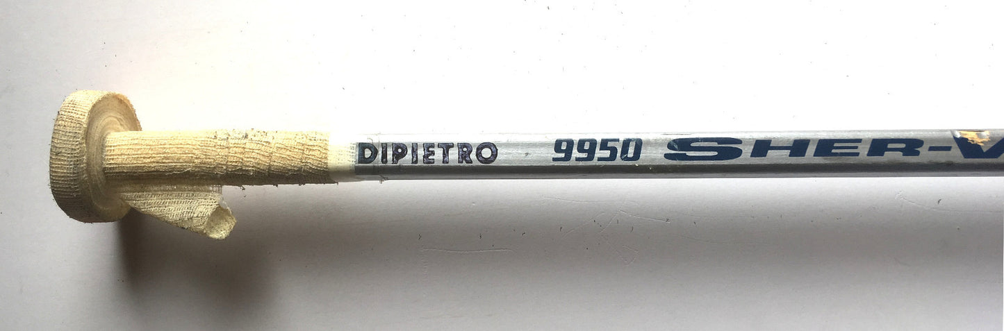 Rick DiPietro Islanders signed game used Sher-Wood hockey Goalie stick Auto COA