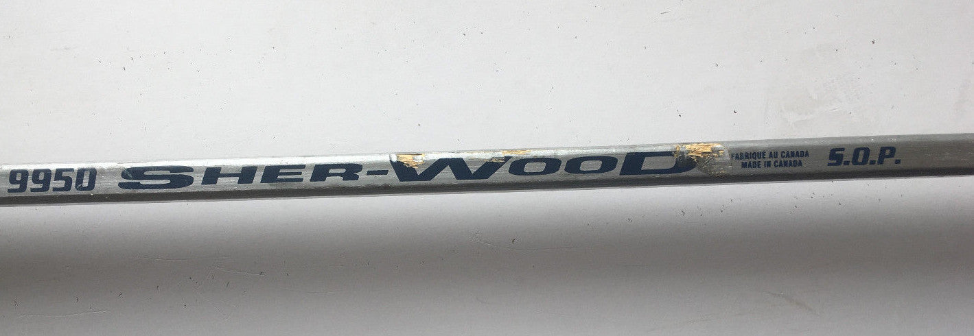 Rick DiPietro Islanders signed game used Sher-Wood hockey Goalie stick Auto COA