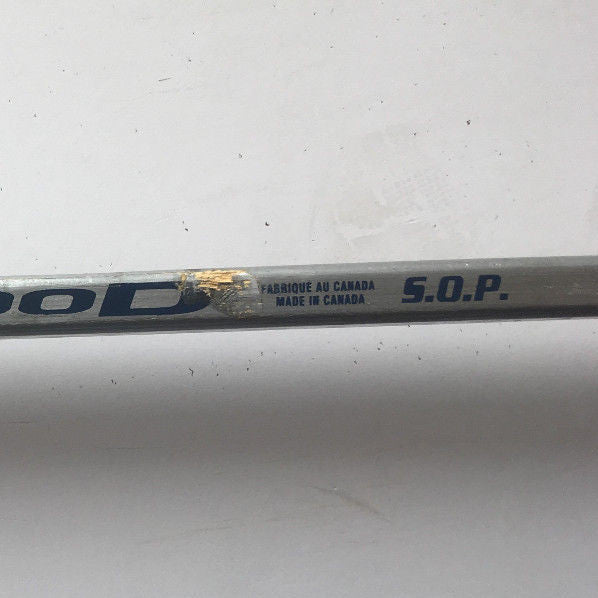 Rick DiPietro Islanders signed game used Sher-Wood hockey Goalie stick Auto COA