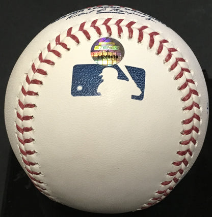 Didi Gregorius Gary Sanchez Yankees signed baseball Most HR auto Steiner 1/17 MT