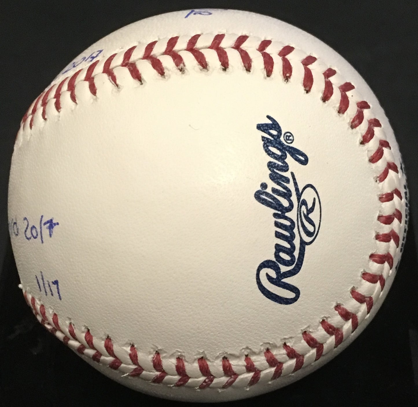 Didi Gregorius Gary Sanchez Yankees signed baseball Most HR auto Steiner 1/17 MT