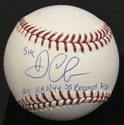 Sir Didi Gregorius signed Baseball ins 25 Hr Yankees SS record auto Steiner 1/18