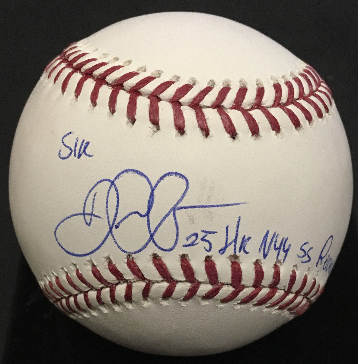 Sir Didi Gregorius signed 25 Hr Yankees SS record Baseball auto Steiner 18/18