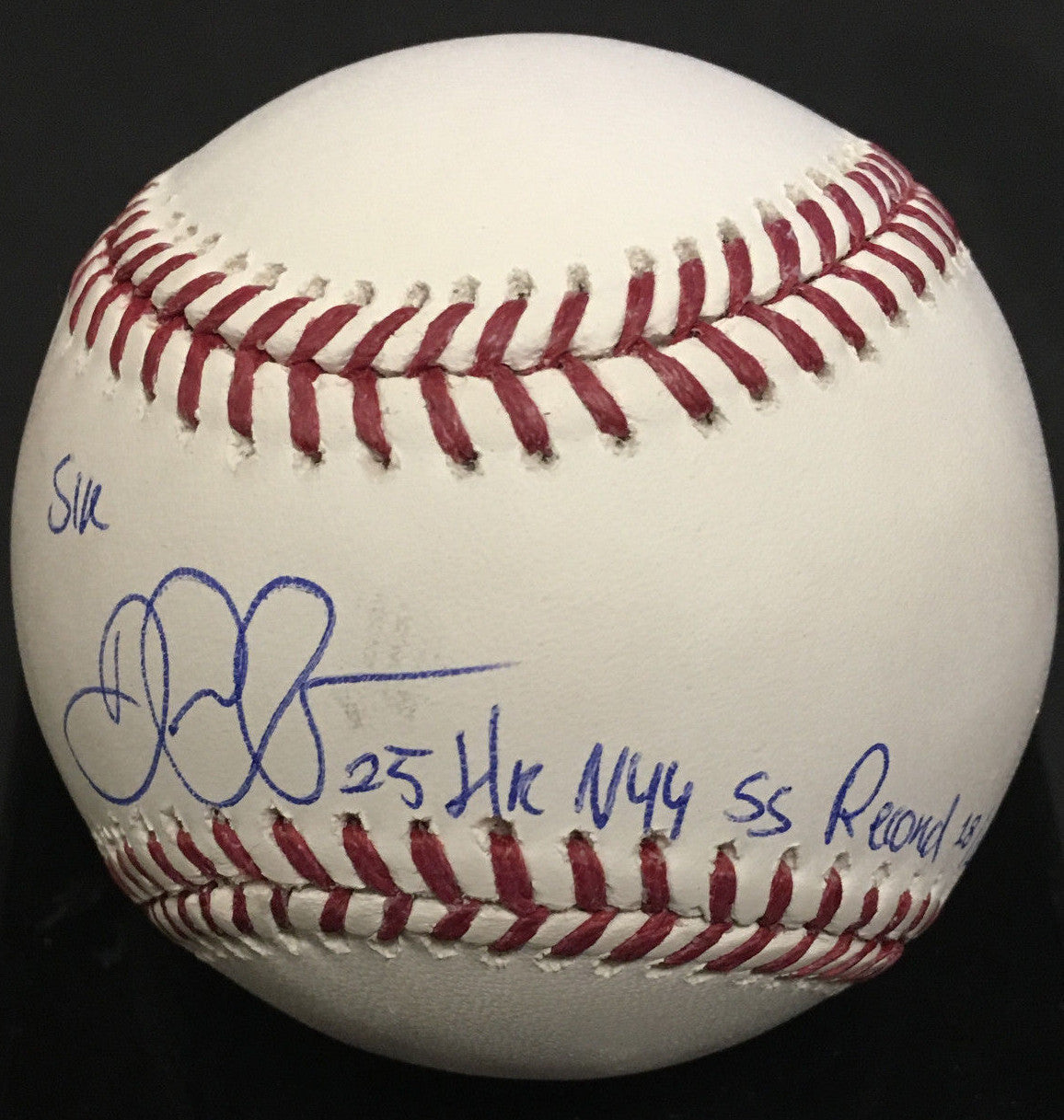 Sir Didi Gregorius signed 25 Hr Yankees SS record Baseball auto Steiner 18/18