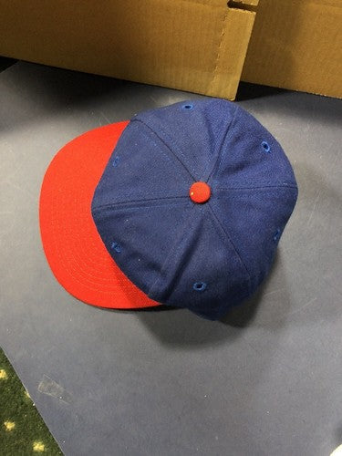Texas Rangers Hat Blue Red ON FIELD Game Fitted Hat 6 7/8 MLB SnapBack New