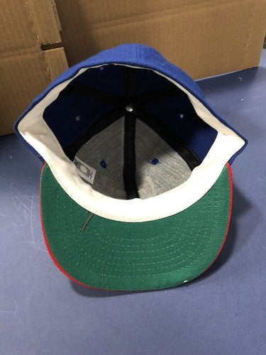 Texas Rangers Hat Blue Red ON FIELD Game Fitted Hat 6 7/8 MLB SnapBack New
