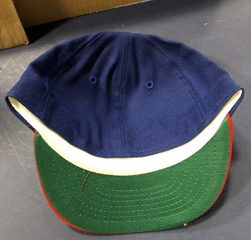 Texas Rangers Hat Blue Red ON FIELD Game Fitted Hat 6 7/8 MLB SnapBack New
