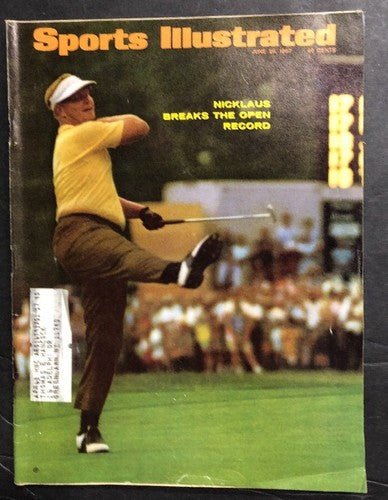 1967 Sports Illustrated Magazine Jack Nicklaus US Open Cover Tom Seaver Rookie