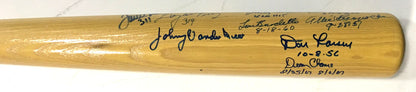 No Hitter signed 10 auto baseball bat Tom Seaver Sandy Koufax Ryan JSA LOA 1/1