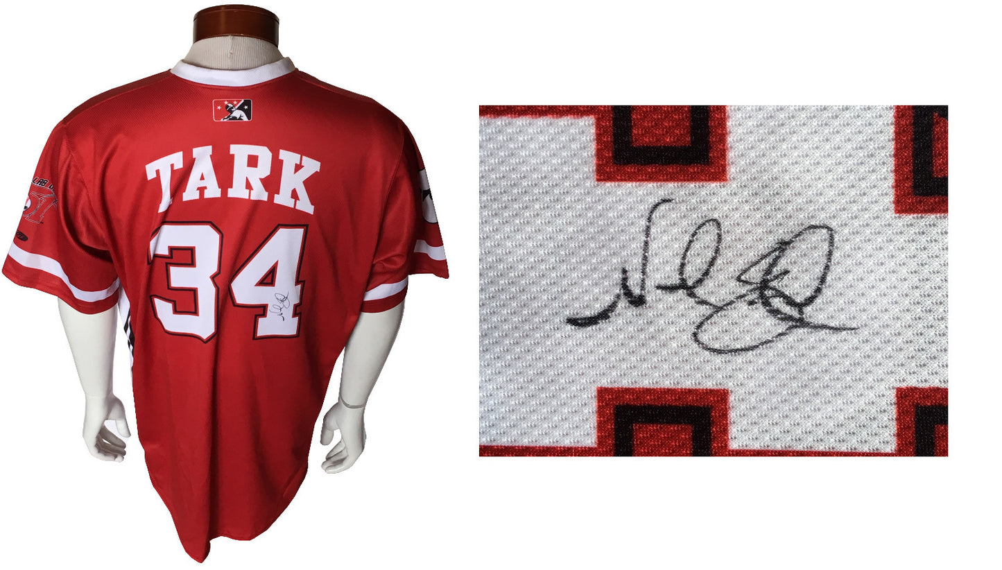 Noah Syndergaard signed game used rookie Jersey Las Vegas Tark Autograph LOA