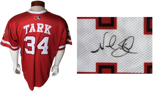 Noah Syndergaard signed game used rookie Jersey Las Vegas Tark Autograph LOA