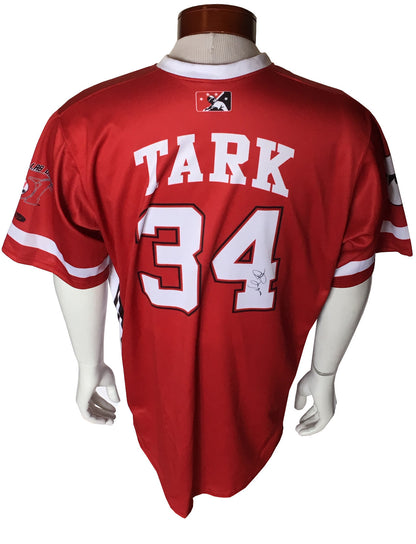 Noah Syndergaard signed game used rookie Jersey Las Vegas Tark Autograph LOA