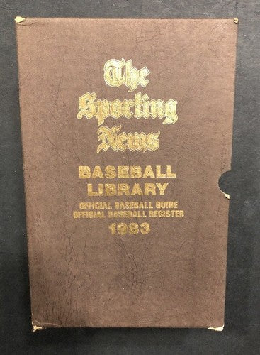 1983 The Sporting News Baseball Library Official Baseball Guide & Register Set