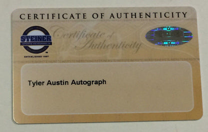 Tyler Austin Signed Mlb Baseball Yankees Rookie Autograph Steiner COA mint