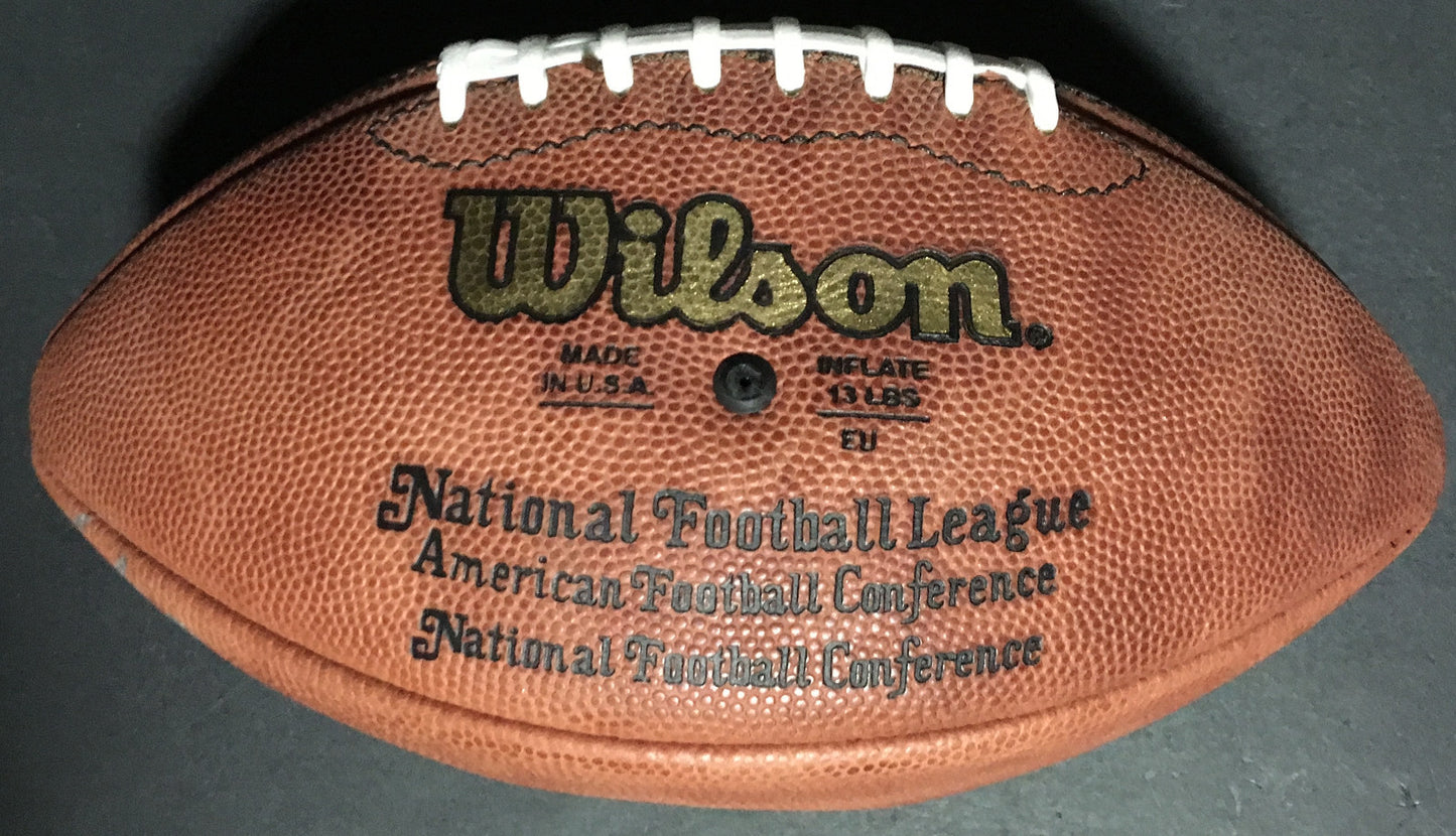 2003 AFC Pro Bowl signed 6 auto NFL Football Peyton Manning Marvin Harrison COA