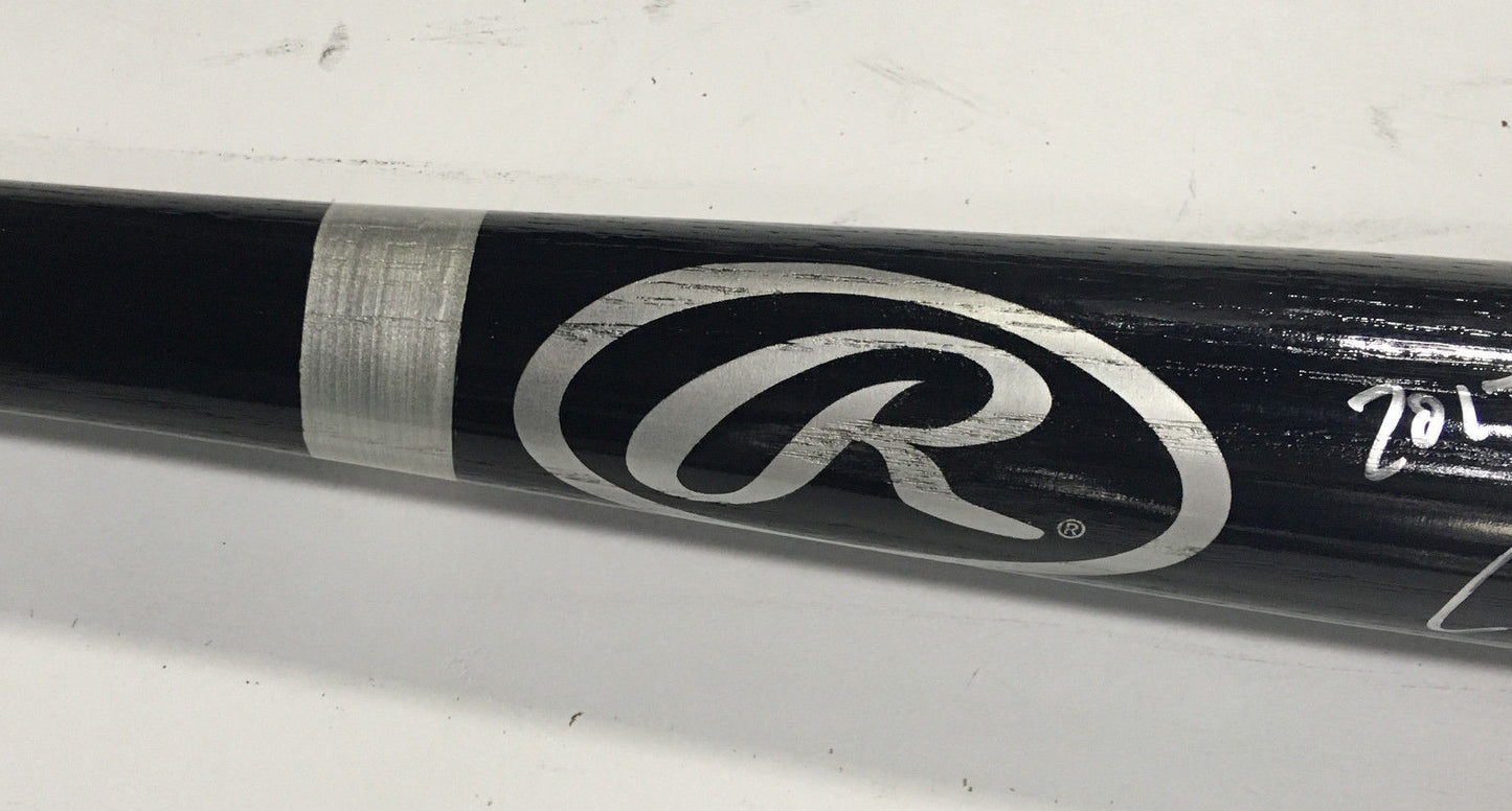 Clint Frazier signed Rawlings Pro baseball bat ins 2013 1st rd pick auto JSA COA
