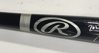 Clint Frazier signed Rawlings Pro baseball bat ins 2013 1st rd pick auto JSA COA