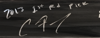 Clint Frazier signed Rawlings Pro baseball bat ins 2013 1st rd pick auto JSA COA