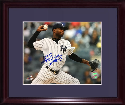 Domingo German signed 8x10 photo framed Yankees rookie Perfect Pg Auto CBM Coa