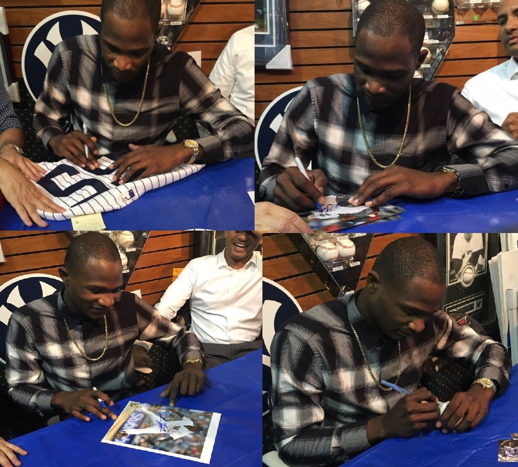 Domingo German signed 8x10 photo framed Yankees rookie Perfect Pg Auto CBM Coa