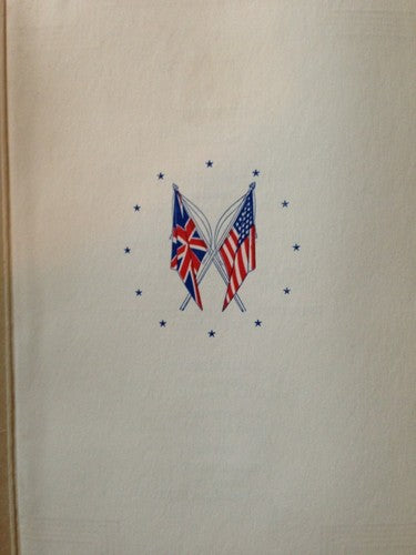 First Visit American Boxing Team Program To London Dorchestor Hotel 1936 MINT